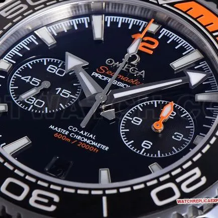 top-tier watch SeamasterN1 factory Omega600m black dial rubber braceletside live photo