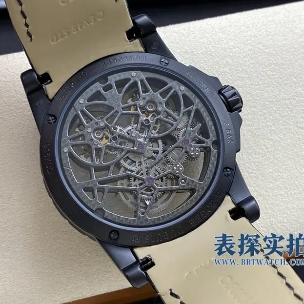 Roger Dolby King Series Skeleton Double Flying tourbillonmovement