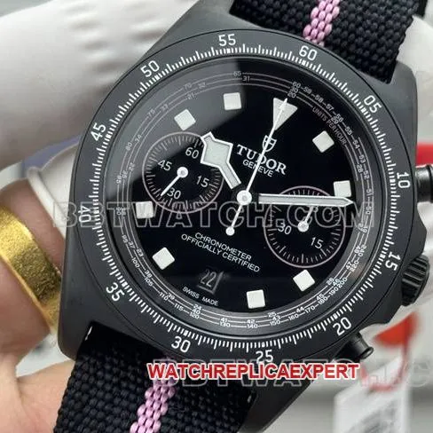collectible watch submersible V+ factory Tudor purple 7750 mechanical side live photo