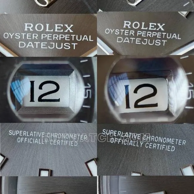ERF factory date display type genuine and fake comparison evaluation Rolex gray plate top-tier watch movementlive photos
