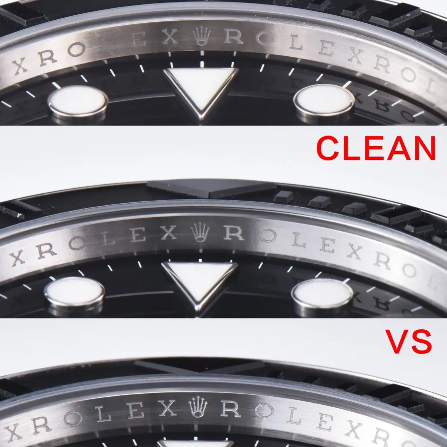 C Factory Yacht Master white gold genuine and fake comparison evaluation Rolextop-tier table bezel comparison chart
