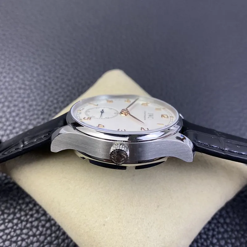 YL factory IWC high-quality watch Portuguese automatic small three-hand men's mechanical watch front view
