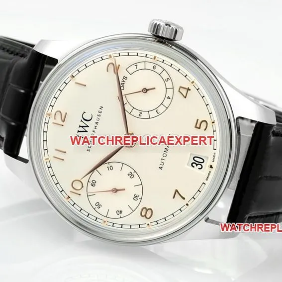 APSIWC watch Portugal top-tier 1:1high-quality replica2024 new silver white dialIW501701side live photo