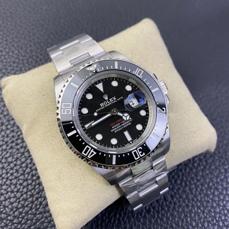 Rolextop-tiersuper watch single red Sea-Dweller series men's mechanical watch clasp picture