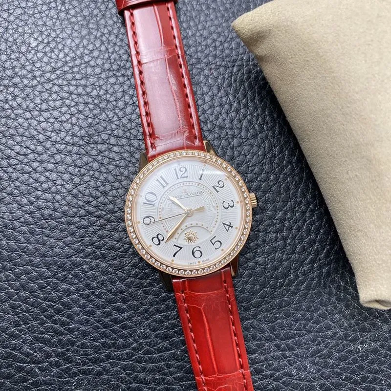 Jaeger-LeCoultrereplica watch dating series women's rose gold watch clasp picture
