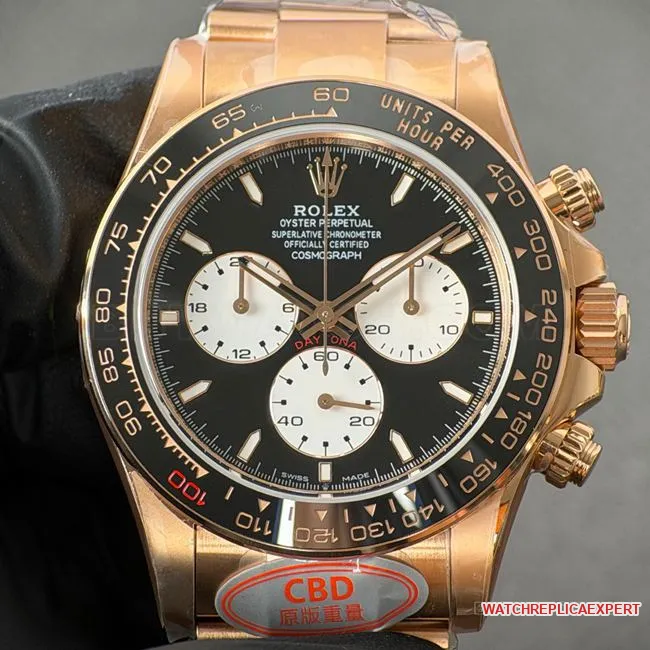 CBD Factory Daytona optimal watch Rolexrose gold Le Mans black dial4132clasplive photos