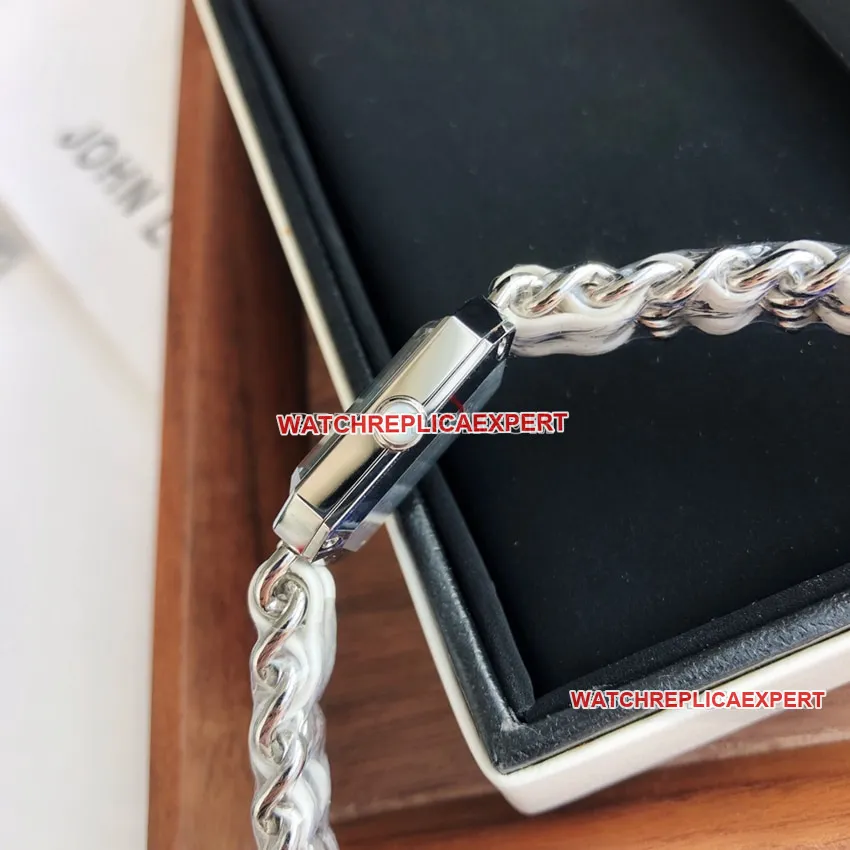 Chaneltop-tier 1:1high-quality replicawhite dial leather chain bracelet braceletH1639caseback live photo