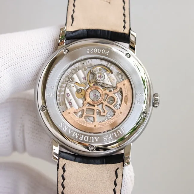 top-tier replicaAudemars PiguetJULES AUDEMARS series silver steel case watch side view