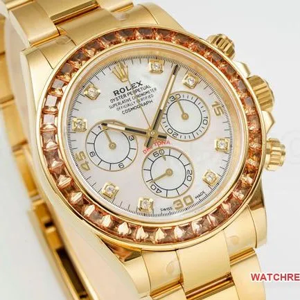 1:1replica watch RolexPPM factory Daytona mother-of-pearl moissanite diamond bezelside live photo