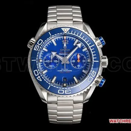 top-tier watch N1 factory OmegaSeamaster 600m blue dialside live photo