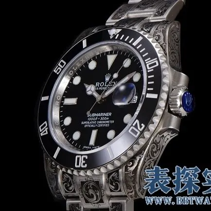 RolexBlack Submariner factory high-quality hand-carved gold men's watch_price_style picture_quality clasp