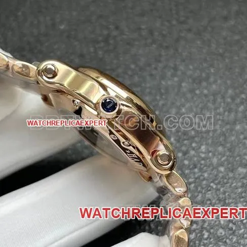 watch YF factory ChopardHAPPY SPORTrose gold plate 2892 mechanical caseback live photo