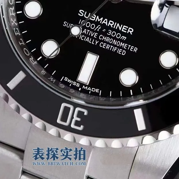AR factory Rolex Black Submariner V5 version no color difference top-tier crown details