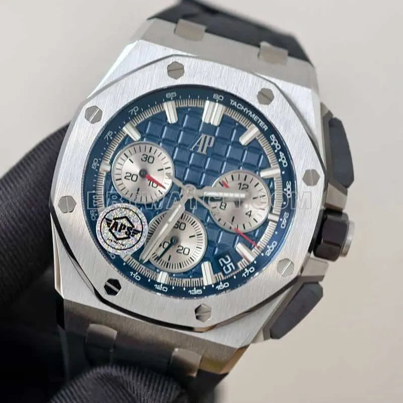 APS factory Audemars PiguetRoyal Oak offshore type 1:1super cloneblue dial26420side live photo