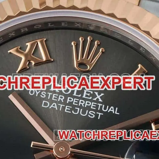 ARF FactoryRolex log super cloneblack dial31mm gold five-lattice chain link278271braceletlive photos