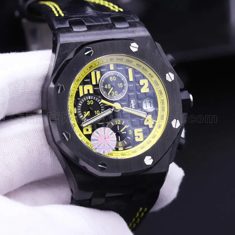 AP 26176FO Carbon Fiber 42mm Diameter 3126 Movement Men's Watch Review Buckle Photos