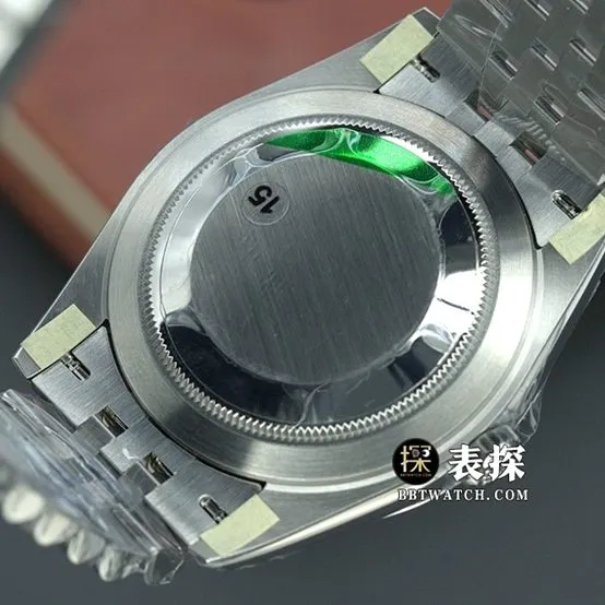 VSDatejustRolex1:1replica watch lumegreen dialsteel bracelet model m126334-0028braceletlive photos