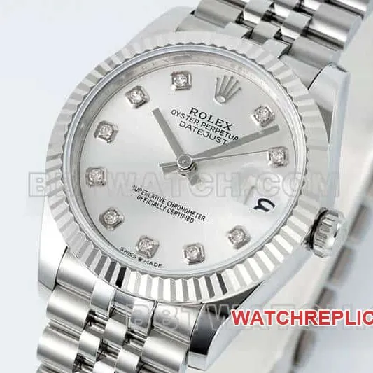 ARF FactoryRolex log top-tier 1:1super clonesilver dial31mm five grid link 278274side live photo
