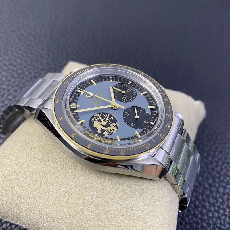 OM factory Omega watches Speedmaster Apollo 11 domineering men's mechanical watch front view