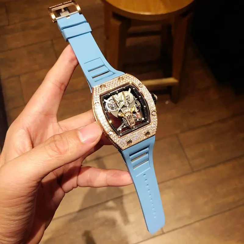 Richard Mille high-quality watch RichardMille Gypsophila series men's mechanical watch side view