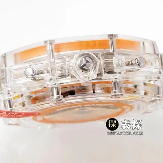 APF offshore Audemars Piguet watch Bada Warrior Sunshine Yellow Rubber model side real shot photo