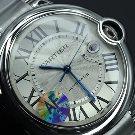 AF Cartier Blue Balloon Couples Timepiece