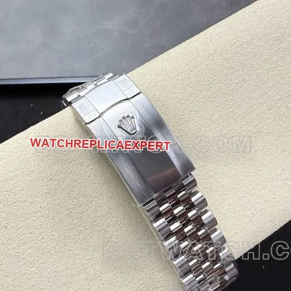 Rolex collectible watch ARF Factory log 41mm blue dial3235 steel bracelet model side live photo