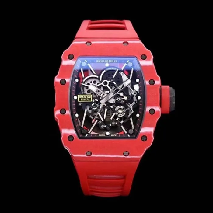 top-tier watch Franck Muller men's black dial watch lume picture