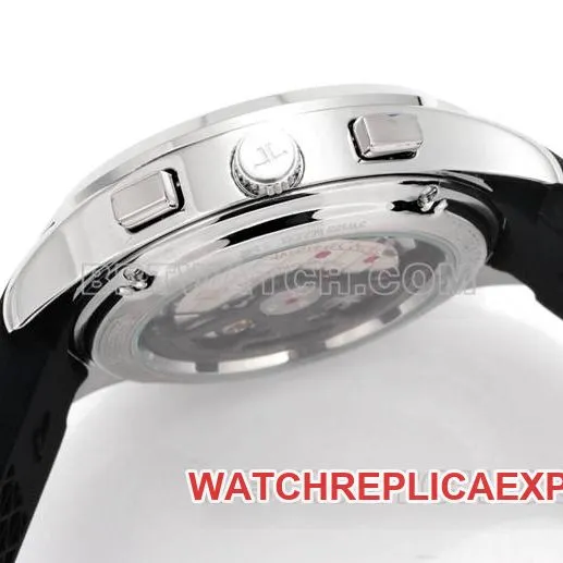 1:1replica watch Beichen Jaeger-LeCoultre gray plate mechanical black rubber model braceletlive photos
