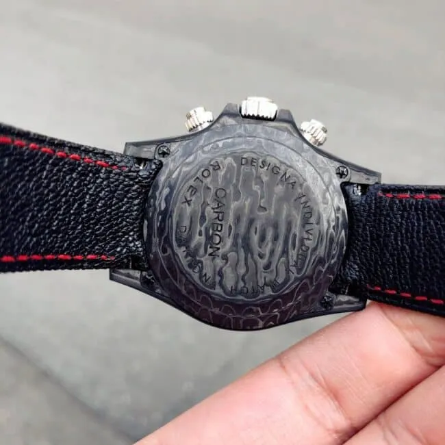 TW Factory Top collectible watches Rolex Cosmo Chronograph Daytona Black Plate Black Bottom Mechanical Men's Watch Front View