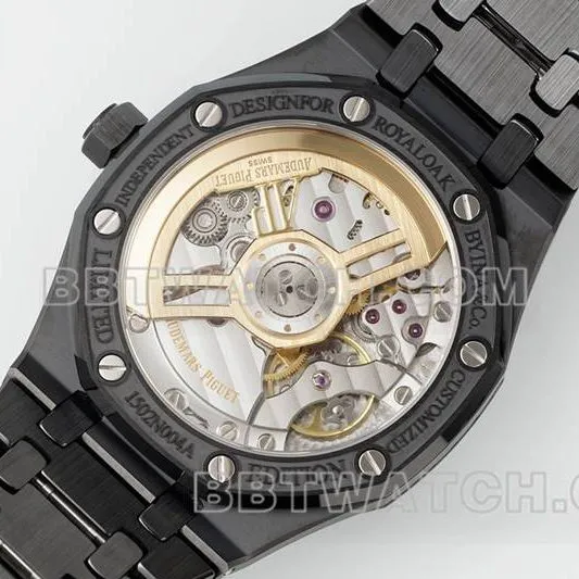 Audemars Piguet watch APS factory Royal Oakblue dialceramicsteel bracelet model 15500braceletlive photos