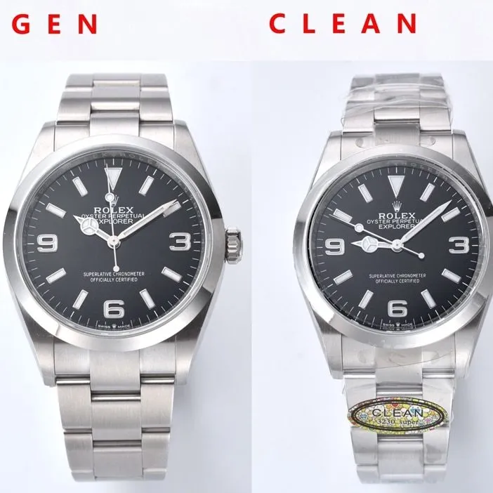 C factory explorer Rolex watch m124270-0001 comparison genuine review back comparison picture