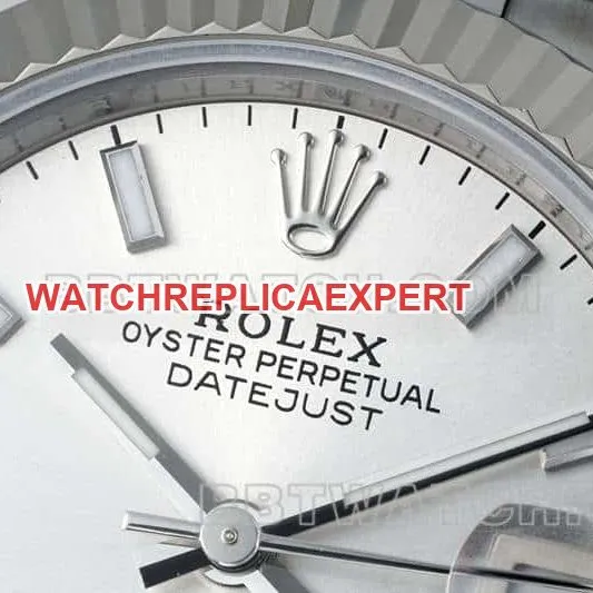 ARF FactoryRolex log 1:1super clonesilver dial stick hour markers 31mm five grid link 278274front live photo
