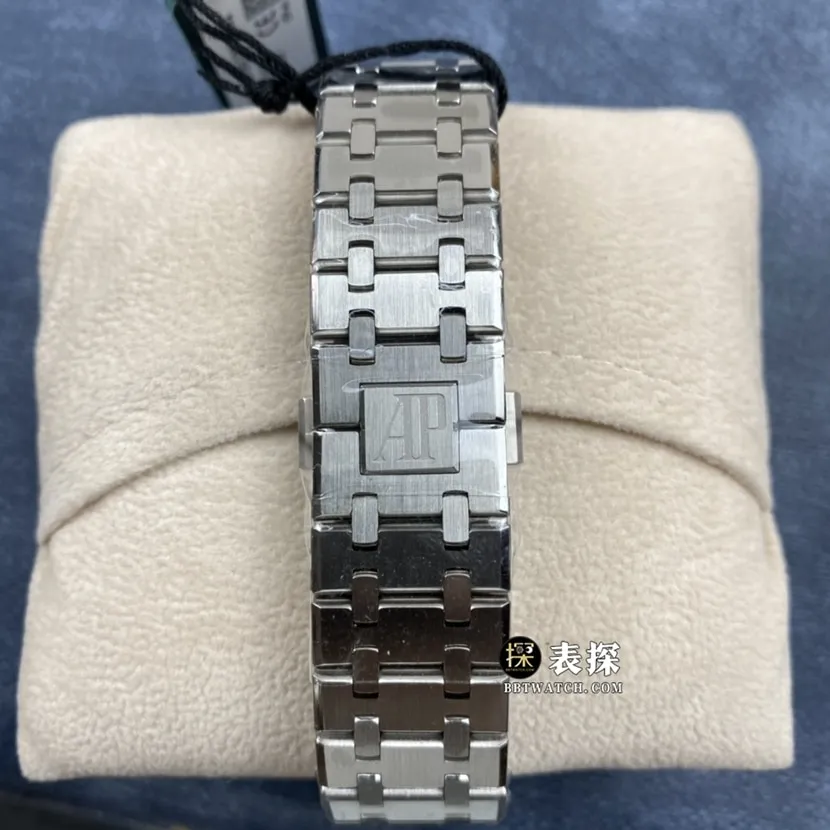 OM FactoryAudemars PiguetRoyal Oak1:1top-tier watch men's blue panda dial chronographsteel bracelet model pictures and pricesside live photo
