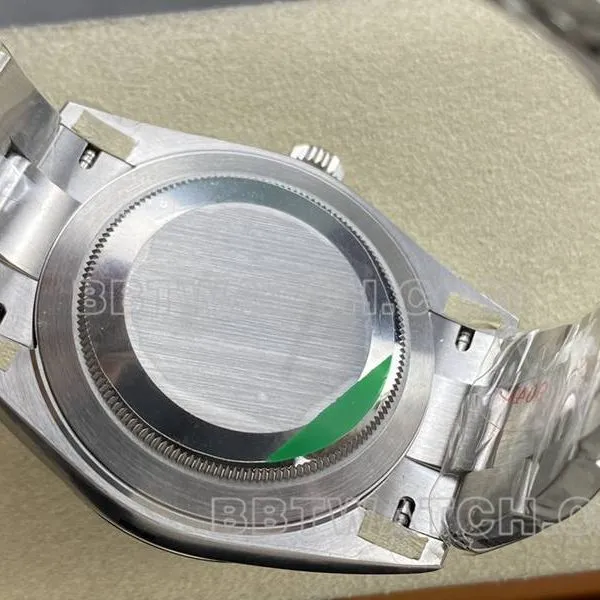 Rolextop-tier watch ARF Factory log 41mm aperture black dial3235steel bracelet model side live photo