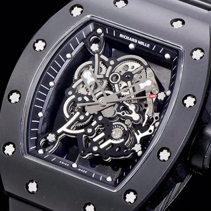 top-tier watch Richard Mille men's black dial V2