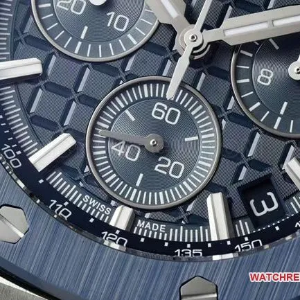 top-tier watch DDF factory Audemars PiguetRoyal Oak offshore blue dial26420side live photo