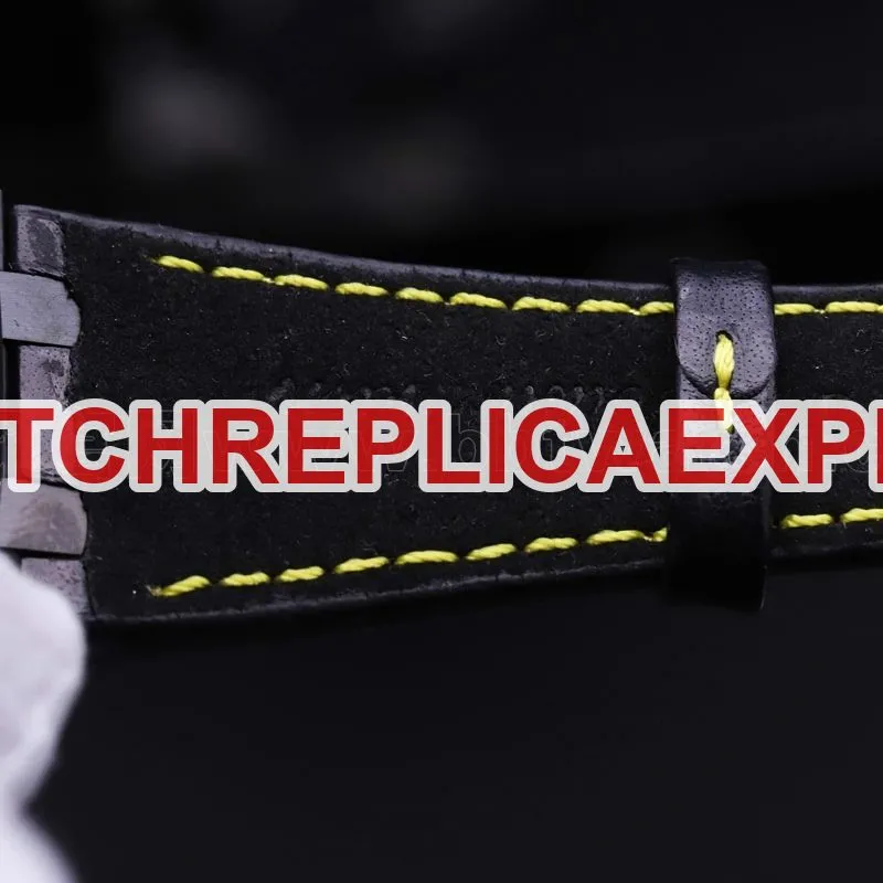 Audemars Piguet 26176FO Carbon Fiber 42mm Diameter 3126 Movement Men's Watch Review Strap Pictures
