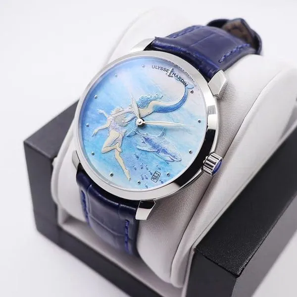 Athens watch gilt classic series 3203-136LE-2/MANARA.05 front view