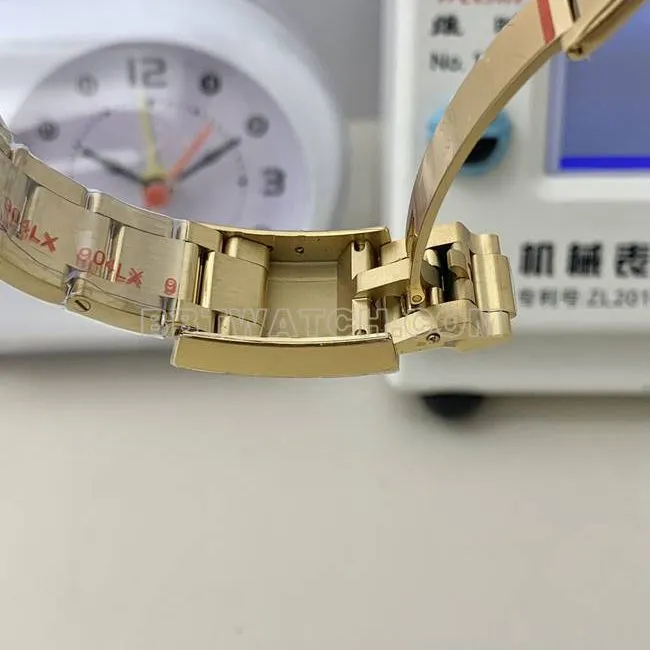 QF factory 1:1replica watch DaytonaRolexblack dialyellow gold4131 mechanical wear live photos