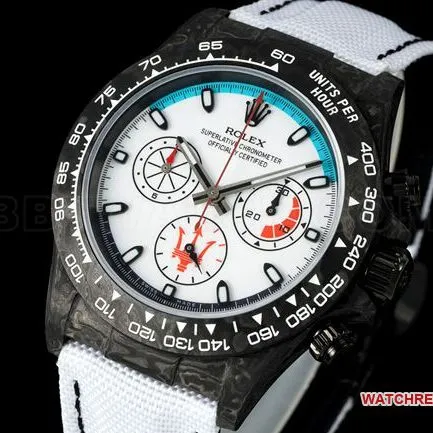 watch ANT factory Rolex Daytona white dial4130front live photo