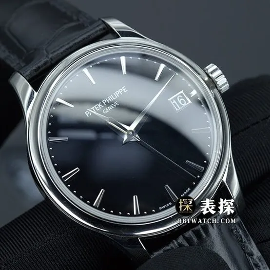 ZF FactoryPatek Philippe classic 5227super watch men's black dialleather strap model pictures and prices caseback live photo