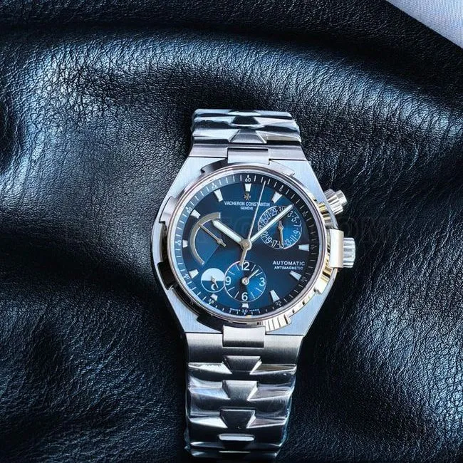 The best replica watch KR factory Vacheron Constantin travels all over the world blue dial47450front live photo