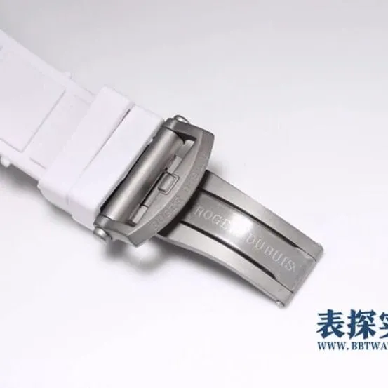 BBR King Roger Dubuis watch hollow tourbillon mechanical watch white RDDBEX0479 bottom cover picture