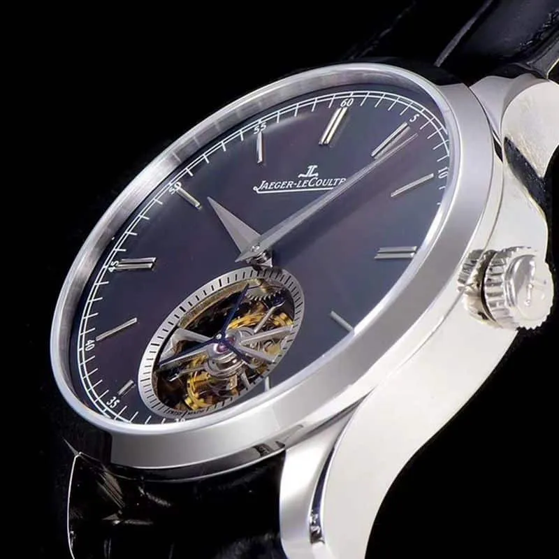Jaeger-LeCoultre watch master 1662451 series Cal798 automatic genuine tourbillon men's watch front view