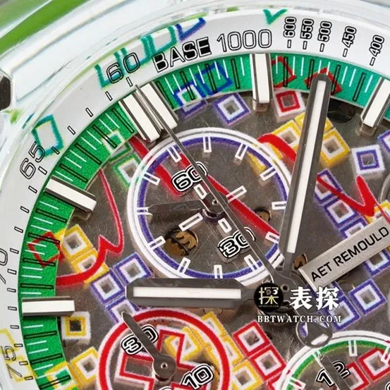 APF Offshore Audemars Piguet1:1replica Watch Game Cube Green Rubber Caseback Live Photo