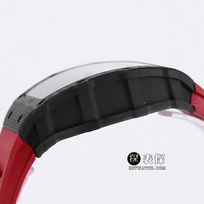 BBR RM 35-01Richard Mille1:1replica watch men's black dial red rubber style braceletlive photos