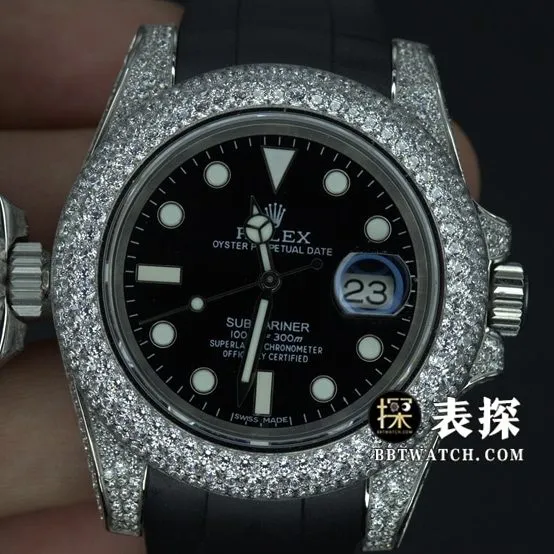 Rolex Submariner top-tier watch black dial Submariner rubber model pictures and prices clasplive photos
