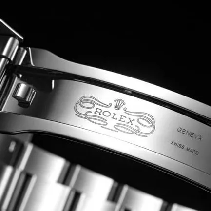 RF factory top-tier watch Rolexautomatic movementblack dialsteel bracelet men's watch clasp picture
