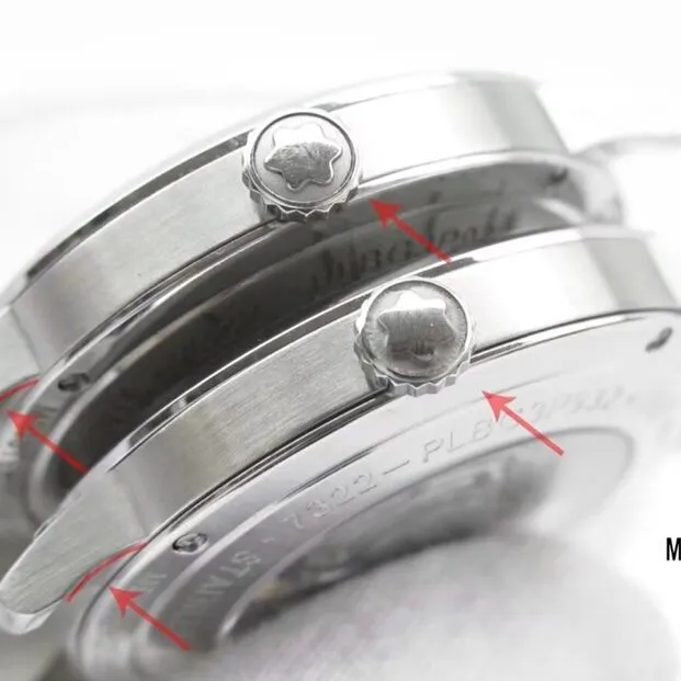 MF factory collection Montblanc watch U0111622 comparison Genuine review back comparison picture